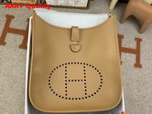 Hermes Evelyne III 29 Bag in Cookie Colored Taurillon Clemence Leather Replica