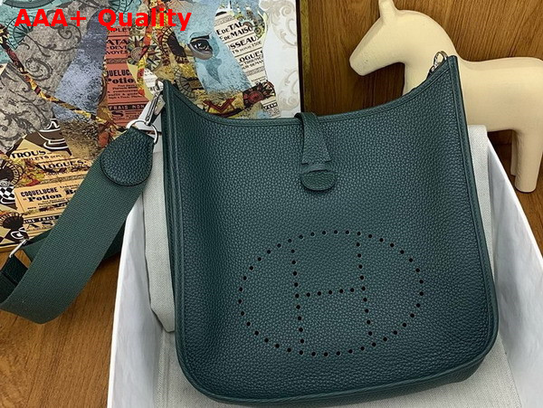 Hermes Evelyne III 29 Bag in Cypress Taurillon Clemence Leather Replica