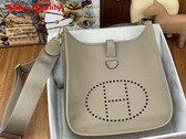 Hermes Evelyne III 29 Bag in Dove Gray Taurillon Clemence Leather Replica