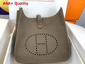 Hermes Evelyne III 29 Bag in Elephant Gray Taurillon Clemence Leather Replica