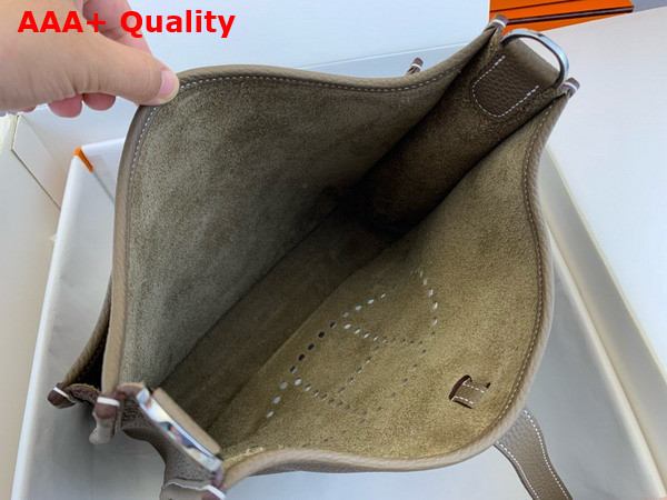 Hermes Evelyne III 29 Bag in Elephant Gray Taurillon Clemence Leather Replica