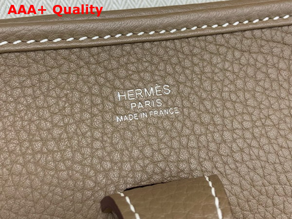 Hermes Evelyne III 29 Bag in Elephant Gray Taurillon Clemence Leather Replica