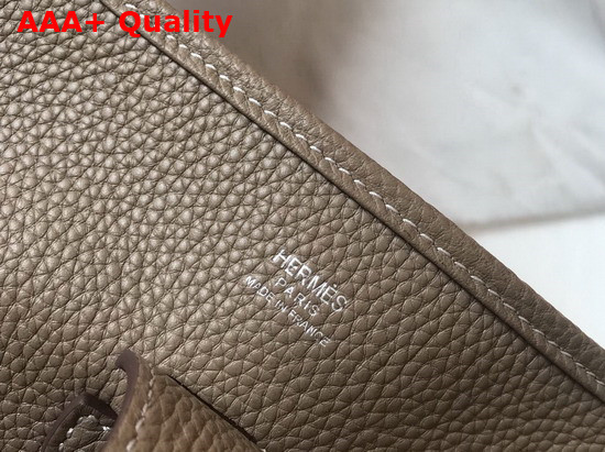 Hermes Evelyne III 29 Bag in Gray Taurillon Clemence Leather Replica