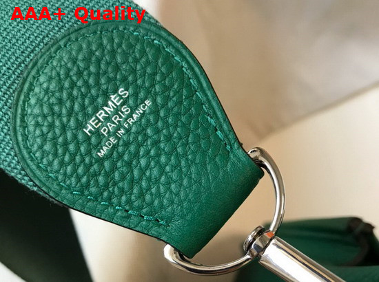 Hermes Evelyne III 29 Bag in Green Taurillon Clemence Leather Replica
