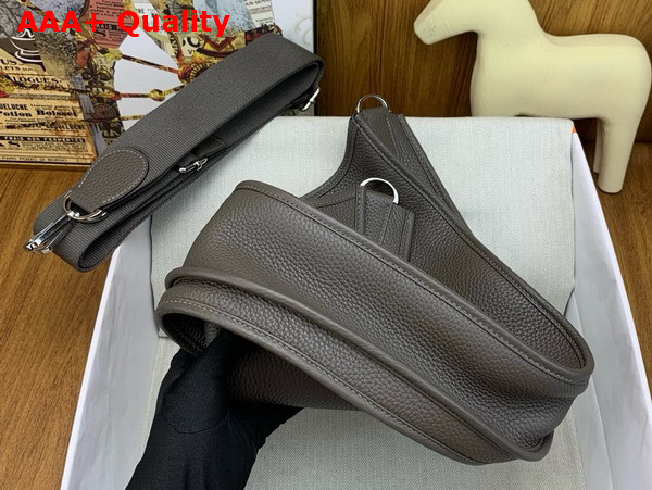 Hermes Evelyne III 29 Bag in Gris Meyer Taurillon Clemence Leather Replica