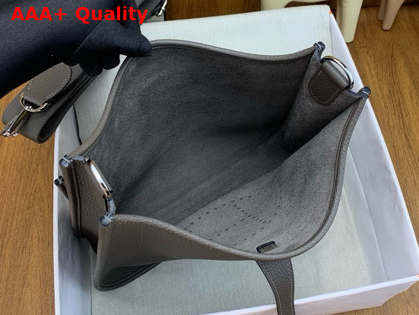 Hermes Evelyne III 29 Bag in Gris Meyer Taurillon Clemence Leather Replica