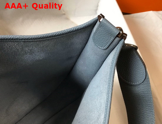 Hermes Evelyne III 29 Bag in Light Blue Taurillon Clemence Leather Replica