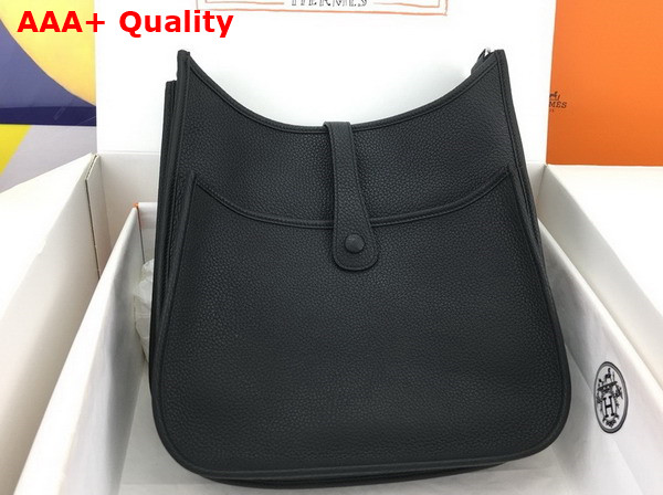 Hermes Evelyne III 29 Bag in Noir Taurillon Clemence Leather Replica