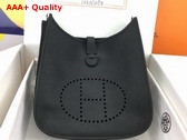 Hermes Evelyne III 29 Bag in Noir Taurillon Clemence Leather Replica