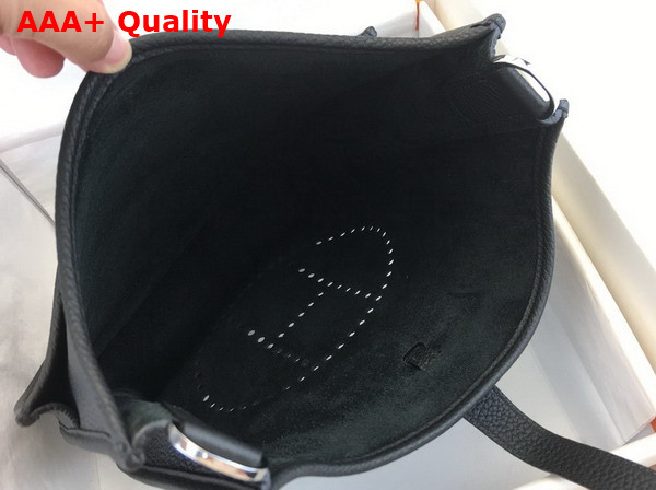 Hermes Evelyne III 29 Bag in Noir Taurillon Clemence Leather Replica