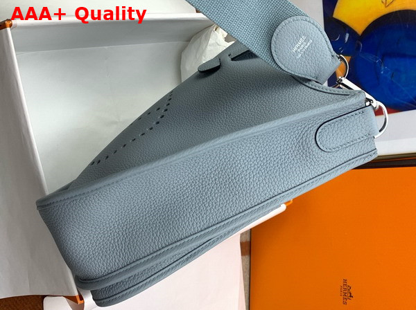 Hermes Evelyne III 29 Bag in Sky Blue Taurillon Clemence Leather Replica