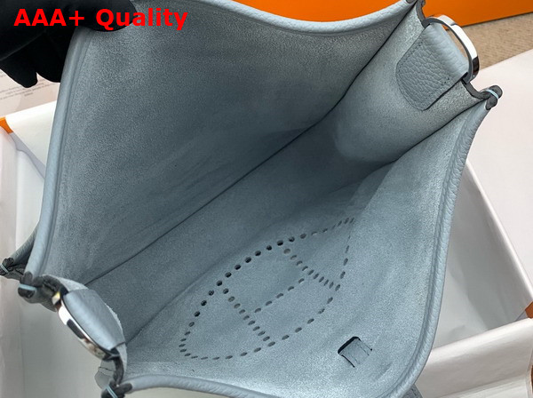 Hermes Evelyne III 29 Bag in Sky Blue Taurillon Clemence Leather Replica
