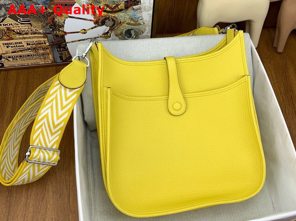 Hermes Evelyne III 29 Bag in Yellow Taurillon Clemence Leather Replica