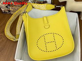 Hermes Evelyne III 29 Bag in Yellow Taurillon Clemence Leather Replica
