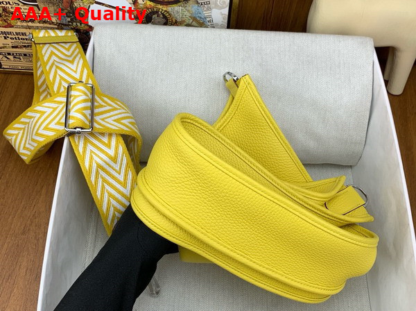 Hermes Evelyne III 29 Bag in Yellow Taurillon Clemence Leather Replica