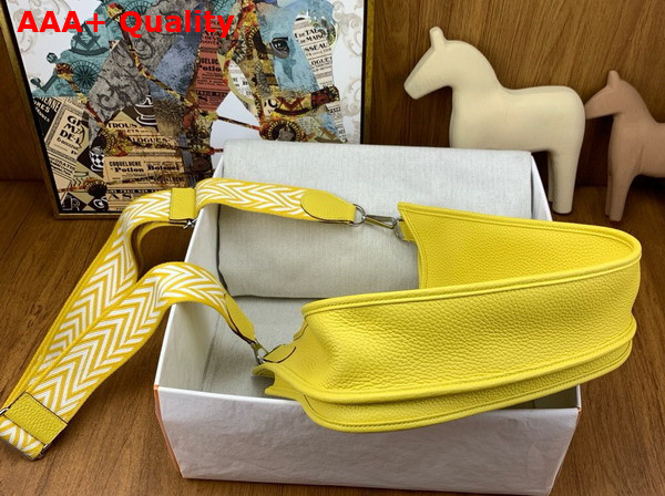 Hermes Evelyne III 29 Bag in Yellow Taurillon Clemence Leather Replica