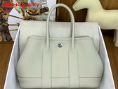 Hermes Garden Party 23 Bag in Beige Glaise Negonda Calfskin Replica