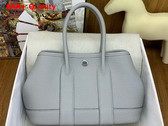 Hermes Garden Party 23 Bag in Bleu Glacier Negonda Calfskin Replica