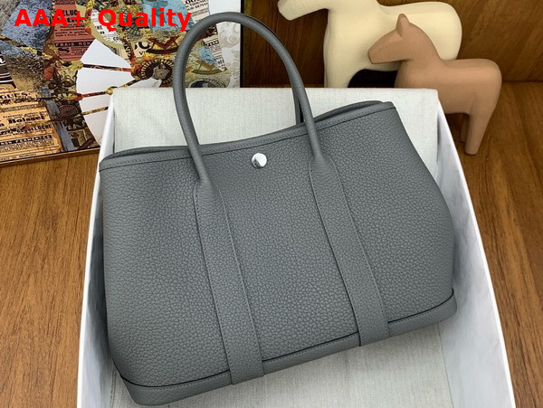 Hermes Garden Party 30 Bag in Storm Negonda Leather Replica