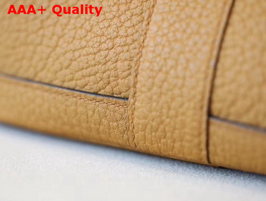 Hermes Garden Party 30 Bag in Tan Taurillon Clemence Leather Replica