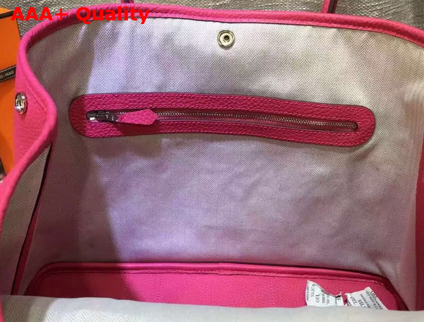 Hermes Garden Party Bag in Hot Pink Togo Leather Replica