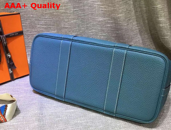 Hermes Garden Party Bag in Light Blue Togo Leather Replica