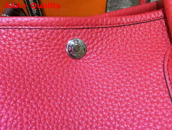 Hermes Garden Party Bag in Red Togo Leather Replica