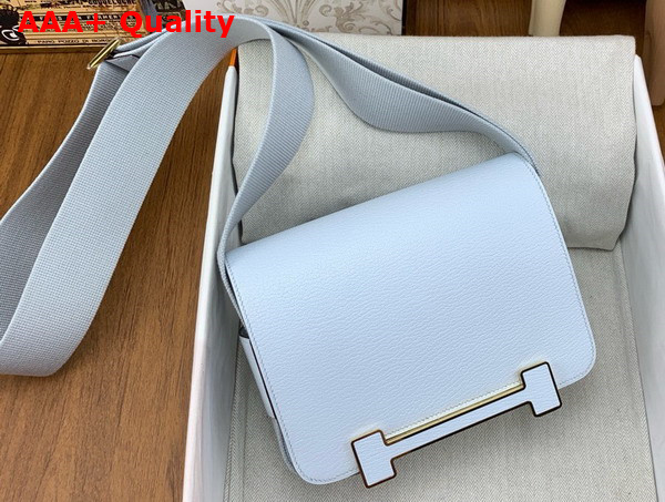 Hermes Geta Bag in Celeste Goatskin Replica