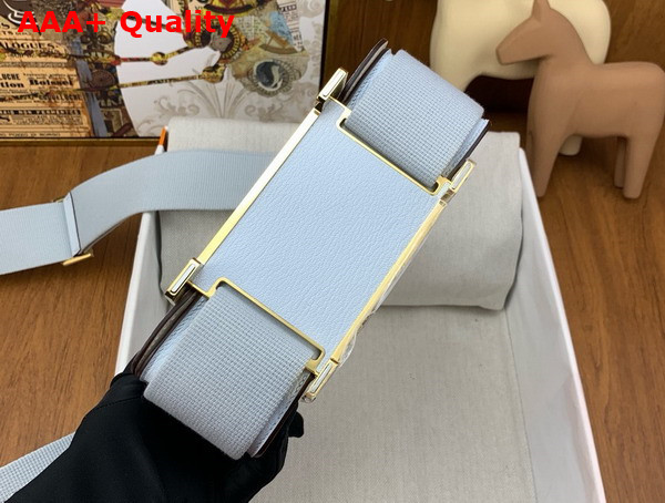 Hermes Geta Bag in Celeste Goatskin Replica