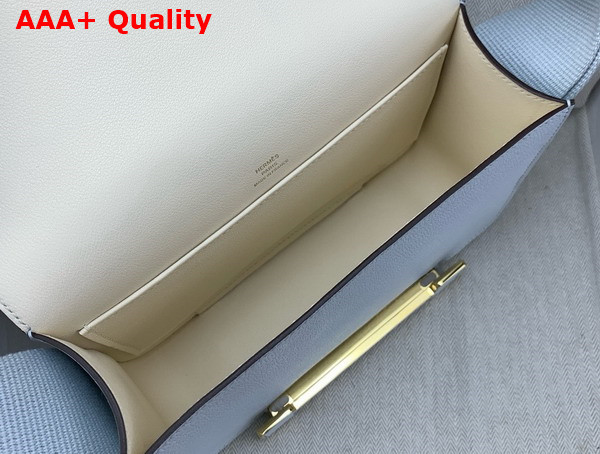 Hermes Geta Bag in Celeste Goatskin Replica