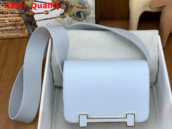 Hermes Geta Bag in Celeste Goatskin Replica