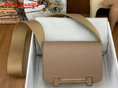 Hermes Geta Bag in Etoupe Goatskin Replica