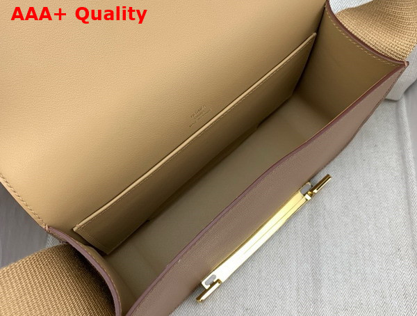 Hermes Geta Bag in Etoupe Goatskin Replica
