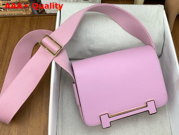Hermes Geta Bag in Ultra Pink Goatskin Replica