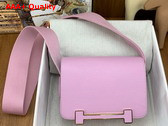 Hermes Geta Bag in Ultra Pink Goatskin Replica