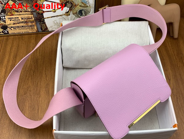 Hermes Geta Bag in Ultra Pink Goatskin Replica