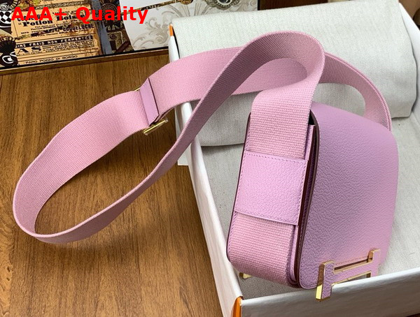 Hermes Geta Bag in Ultra Pink Goatskin Replica