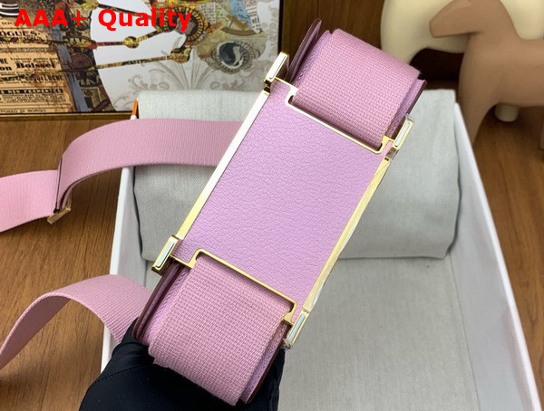 Hermes Geta Bag in Ultra Pink Goatskin Replica
