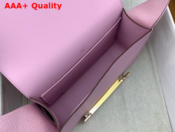 Hermes Geta Bag in Ultra Pink Goatskin Replica