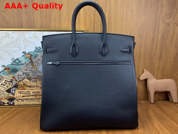 Hermes Hac Birkin 40 Handbag in Black Swift Calfskin Replica