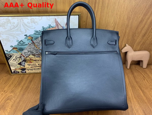 Hermes Hac Birkin 40 Handbag in Black Swift Calfskin Replica