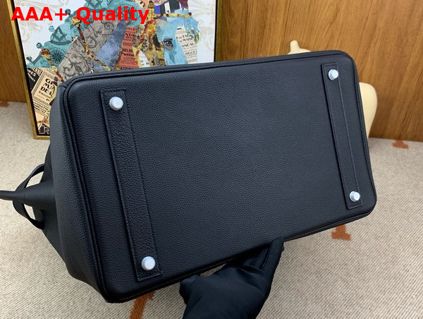 Hermes Hac Birkin 40 Handbag in Black Togo Leather Replica