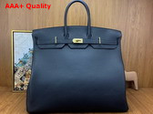 Hermes Hac Birkin 50 Bag in Black Togo Leather Replica