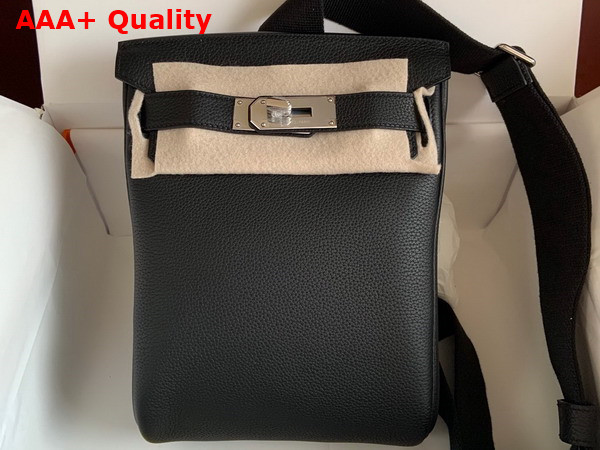 Hermes Hac a Dos PM Backpack in Black Togo Leather Replica