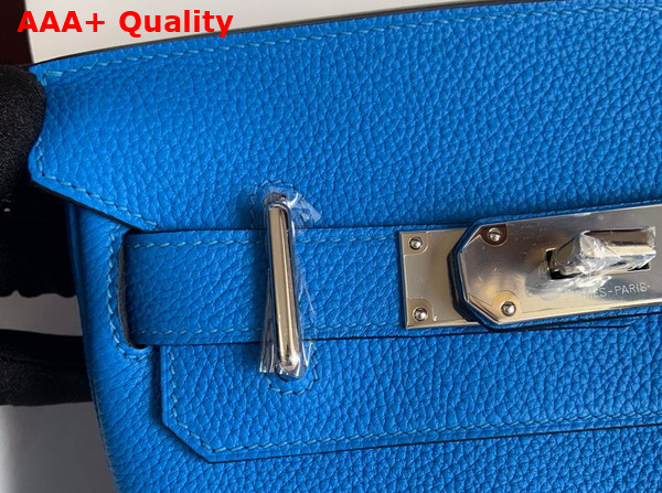Hermes Hac a Dos PM Backpack in Bright Blue Togo Leather Replica