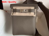 Hermes Hac a Dos PM Backpack in Elephant Gray Togo Leather Replica