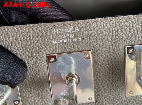Hermes Hac a Dos PM Backpack in Elephant Gray Togo Leather Replica