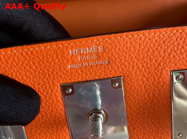 Hermes Hac a Dos PM Backpack in Orange Togo Leather Replica
