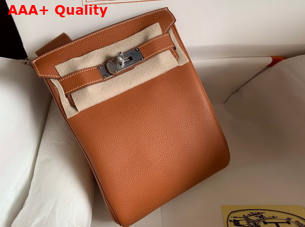Hermes Hac a Dos PM Backpack in Tan Togo Leather Replica
