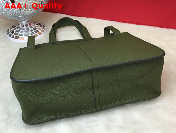 Hermes Halzan 31 Bag in Grass Taurillon Clemence Leather Replica